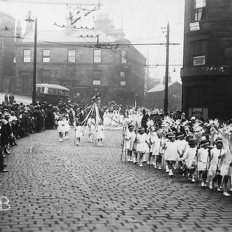 c 1930. Whit walks,  Bolton St &amp; Market Place