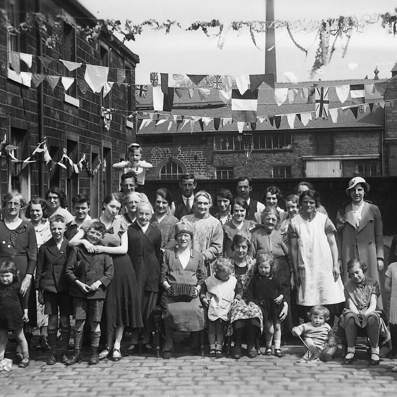 1935 Jubilee of George V. street party, Dale St. Stubbins