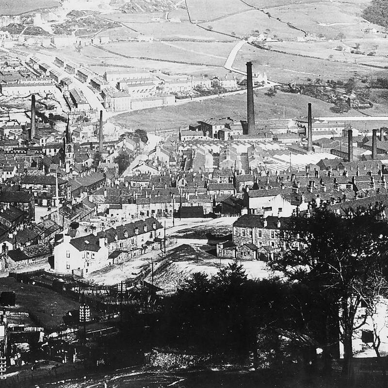 Ramsbottom looking east from Carr c 1900