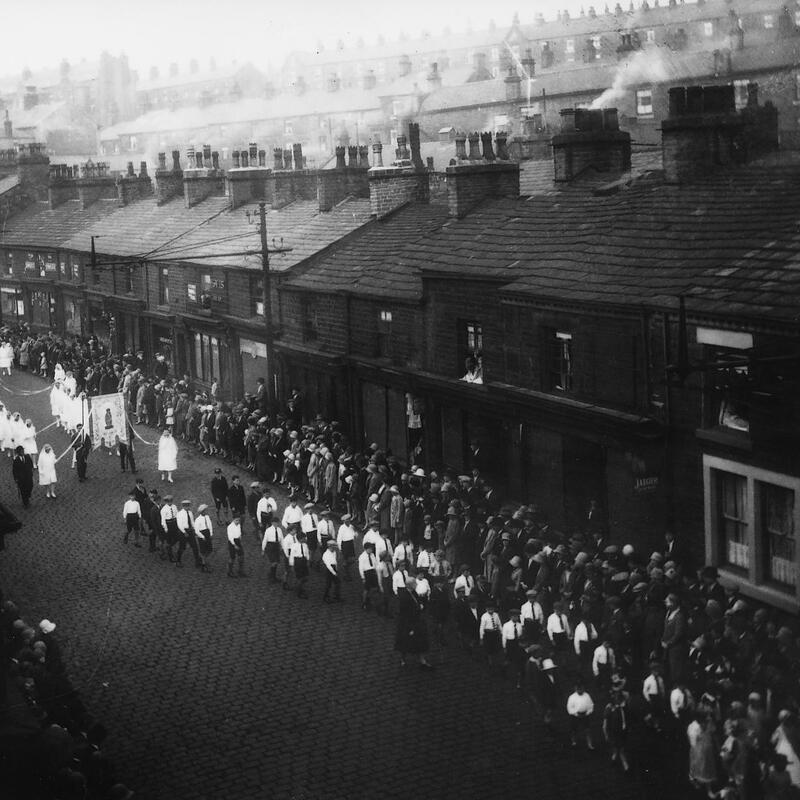 c. 1930. Whit walks  Bolton St