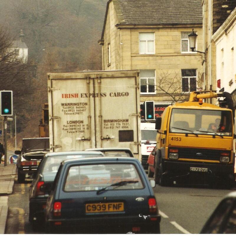 Road congestion traffic in Ramsbottom