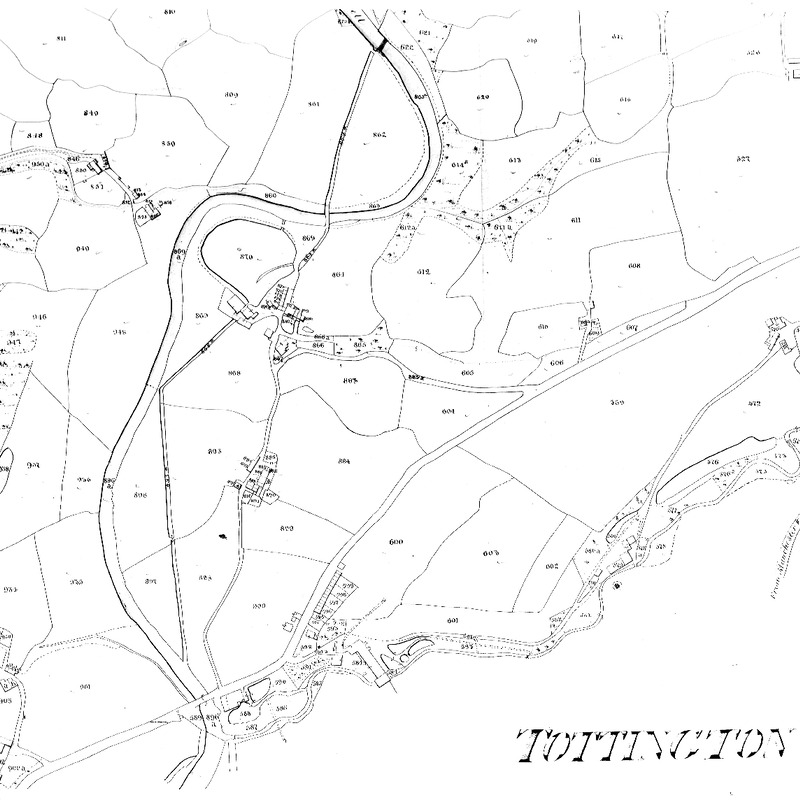 Early 19th century tithe map, near Ramsbottom including Stubbins-Edenfield area, 25in = 1 mile, 1842, Copy