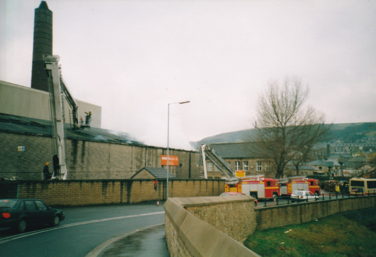 Fire at Mondi Paper Mill December 2002 
02-Industry-01-Mills-010-Ramsbottom Paper Mill,Peel Bridge,Ramsbottom
Keywords: 0