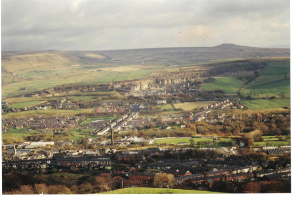 Ramsbottom from Holcombe Hill 
18-Agriculture and the Natural Environment-03-Topography and Landscapes-001-Holcombe Hill
Keywords: 1989