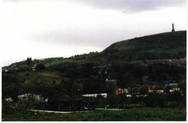 View from Bury New Road of Holcombe Hill 
18-Agriculture and the Natural Environment-03-Topography and Landscapes-001-Holcombe Hill
Keywords: 1989