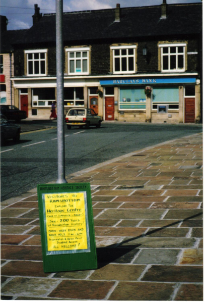 Heritage sign outside the Railway station with Barclays bank in the background
17-Buildings and the Urban Environment-05-Street Scenes-022-Railway Street

Keywords: 1990