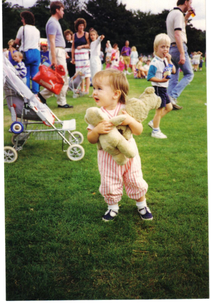 A child holds her teddies at the Teddy Bears picnic in Nuttall Park
14-Leisure-04-Events-001-Nuttall Park Events

Keywords: 1990