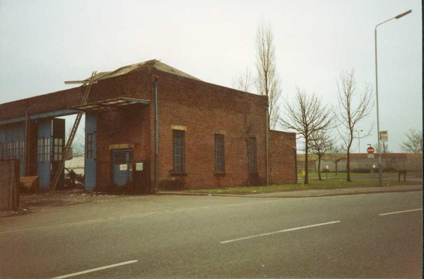 Demolition of Old Tram Shed to make way for Petrol station
17-Buildings and the Urban Environment-05-Street Scenes-027-Stubbins Lane and Stubbins area
Keywords: 1991