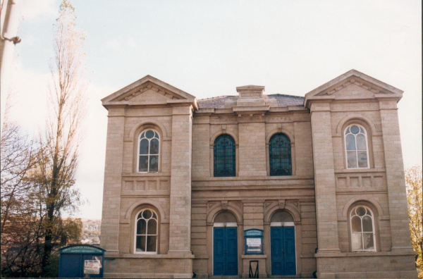 Christchurch  - after sandblasting
06-Religion-01-Church Buildings-014-Christ Church Baptist Methodist, Great Eaves Road, Ramsbottom
Keywords: 1991