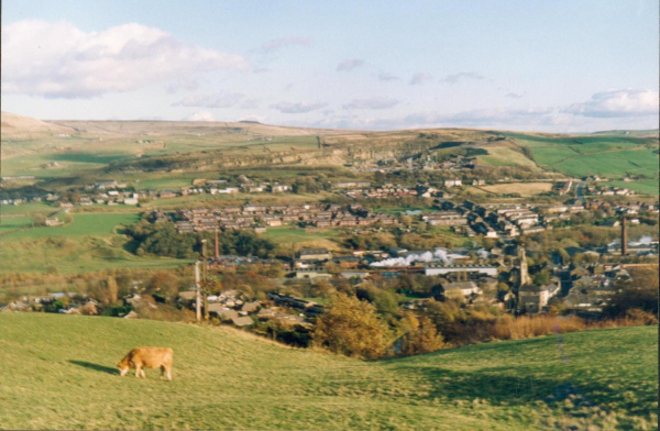 Ramsbottom Centre from Holcombe Hill 
18-Agriculture and the Natural Environment-03-Topography and Landscapes-001-Holcombe Hill
Keywords: 1991