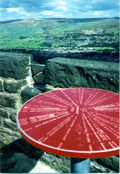 Ramsbottom from Holcombe Tower 
18-Agriculture and the Natural Environment-03-Topography and Landscapes-001-Holcombe Hill
Keywords: 1994