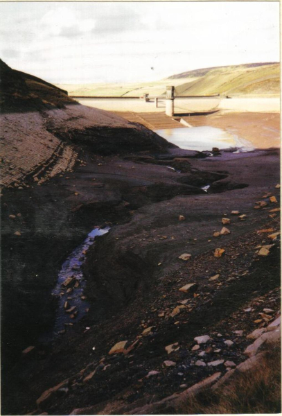 Someone left the tap running at Scout Moor Reservoir 
17-Buildings and the Urban Environment-05-Street Scenes-011-Edenfield
Keywords: 1995