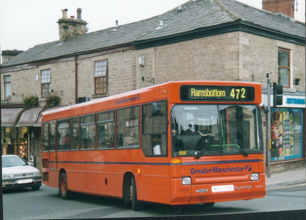 Bus at the traffic lights. Market Place
16-Transport-02-Trams and Buses-000-General
Keywords: 1996