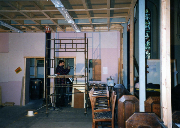 West wing of St. Paul's Church 
06-Religion-01-Church Buildings-001-Church of England  - St. Paul, Bridge Street, Ramsbottom
Keywords: 1997