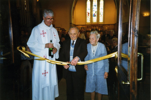 Opening of new Parish room at St. Paul's Church 
06-Religion-01-Church Buildings-001-Church of England  - St. Paul, Bridge Street, Ramsbottom
Keywords: 1999