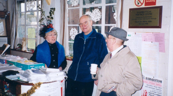 Helping out at Heritage Centre - Dickensian weekend
01-Ramsbottom Heritage Society-01-RHS Activities-000-General
Keywords: 2001