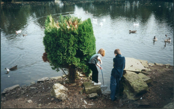 Fishing for tiddlers - Devils Hole Lodge - Carr Bank 
17-Buildings and the Urban Environment-05-Street Scenes-006-Carr Street and Tanners area
Keywords: 2001