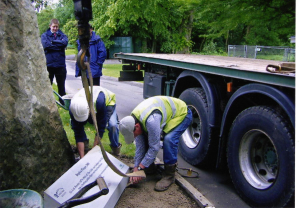 Men at work erecting the stone in Nuttall Park
14-Leisure-01-Parks and Gardens-001-Nuttall Park General
Keywords: 2008