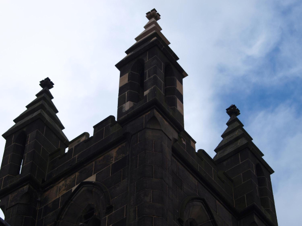 St Andrew's Church tower with new Pinnacle
06-Religion-01-Church Buildings-002-Church of England  -  St. Andrew, Bolton Street, Ramsbottom
Keywords: 2015
