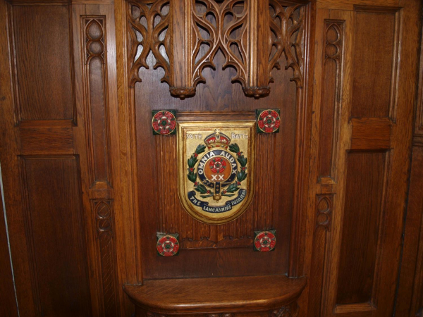 Plaque of Lancashire Fusiliers 116 th Battalion - location unknown
15-War-03-War Memorials-000-General

Keywords: 2015
