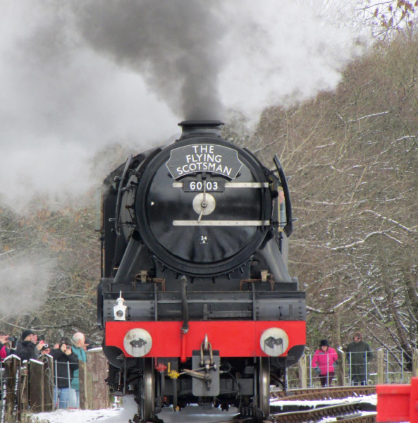 the Flying Scotsman in the Snow 
to be catalogued
Keywords: 2016