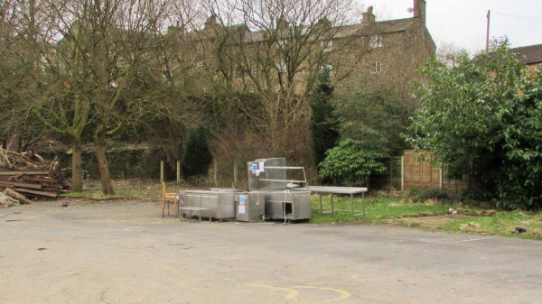 'Anyone need a new kitchen' at The Waterside after the floods
17-Buildings and the Urban Environment-05-Street Scenes-028-Summerseat area
Keywords: 0