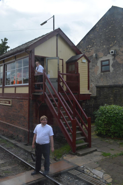 Ramsbottom Station signal box 
16-Transport-03-Trains and Railways-000-General
Keywords: 2017