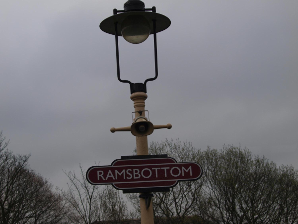 Lamp Standard and Name Plaque Ramsbottom Station East Lanc's 
16-Transport-03-Trains and Railways-000-General
Keywords: 2017