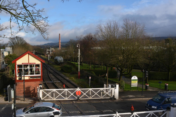 Ramsbottom Station and the Valiant on the 4th Feb 2017 
16-Transport-03-Trains and Railways-000-General
Keywords: 2017