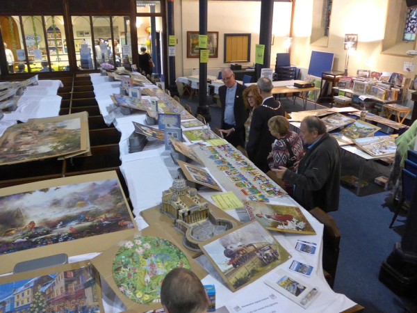 St Paul's Jigsaw Festival  Jigsaws laid out
06-Religion-01-Church Buildings-001-Church of England  - St. Paul, Bridge Street, Ramsbottom
Keywords: 2018