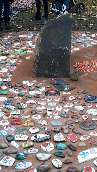 Memorial stone Unveiling Nuttall Park Sunday November 4th 2018 Dove on the Memorial Stone
14-Leisure-01-Parks and Gardens-001-Nuttall Park General
Keywords: 2018