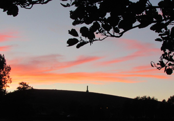 Sunset over Holcombe Hill 
18-Agriculture and the Natural Environment-03-Topography and Landscapes-001-Holcombe Hill
Keywords: 2018