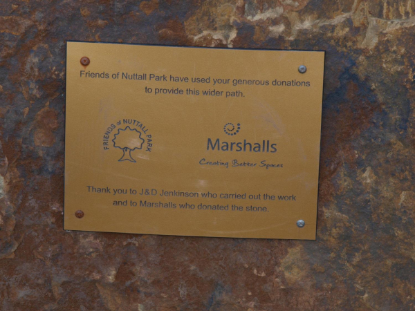 Plaque from Marshalls 
02-Industry-05-Miscellaneous Industry-009-Marshall Quarry, Shuttleworth
Keywords: 2018