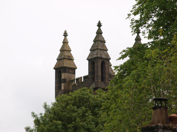 St Andrew's Church Pinnacle
06-Religion-01-Church Buildings-002-Church of England  -  St. Andrew, Bolton Street, Ramsbottom
Keywords: 2019