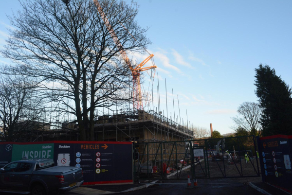 Cottons Retirement appartments near swimming pool 
17-Buildings and the Urban Environment-05-Street Scenes-009-Crow Lane Area
Keywords: 2019