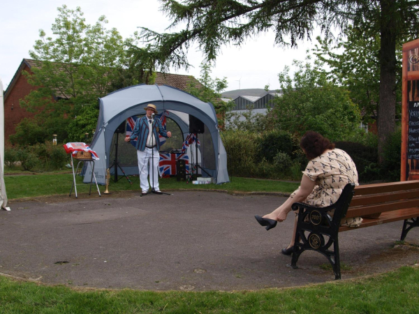 Enjoying the music in St Paul's gardens at the War Weekend
14-Leisure-04-Events-003-1940s weekends
Keywords: 2019