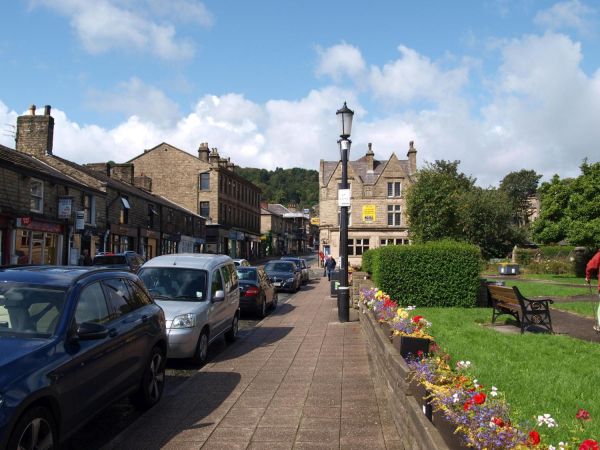 Planters out side St Pauls Church on Bridge Street
06-Religion-02-Church Activities-001-Church of England  - St. Paul, Bridge Street, Ramsbottom
Keywords: 2019