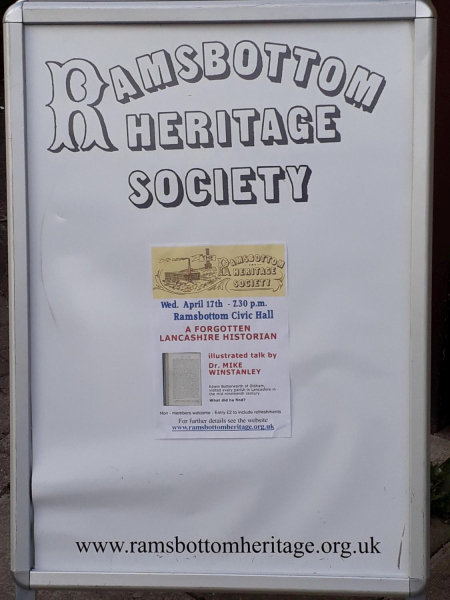 Poster for Ramsbottom Heritage Society meeting 
01-Ramsbottom Heritage Society-01-RHS Activities-000-General
Keywords: 2019