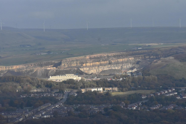 Marshalls Quarry from Holcombe Hill 
18-Agriculture and the Natural Environment-03-Topography and Landscapes-001-Holcombe Hill
Keywords: 2019