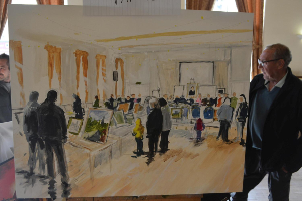 Live painting at the Ramsbottom Heritage Art Exhibition 
01-Ramsbottom Heritage Society-01-RHS Activities-009-2019 Art Exhibition in Civic Hall
Keywords: 2019