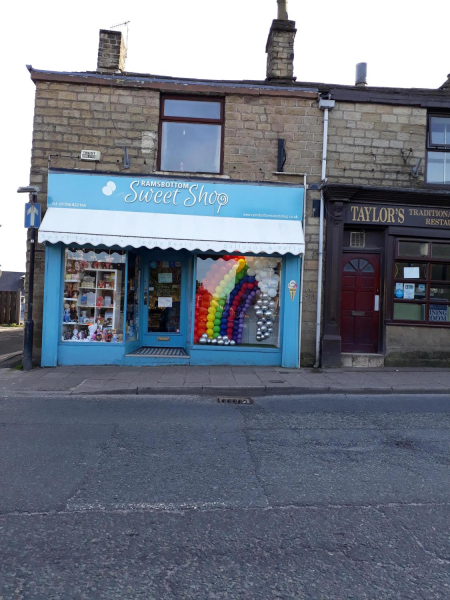 Sweet Shop on Bridge Street decked out in NHS Colours
17-Buildings and the Urban Environment-05-Street Scenes-003-Bridge Street
Keywords: 2020