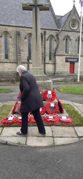 Cenotaph St Paul's Gardens Remembrance Sunday No crowds due to Covid People who turned up to lay wreath's and pay respect to the fallen
15-War-03-War Memorials-001-St Paul's Gardens and Remembrance Sunday
Keywords: 2020