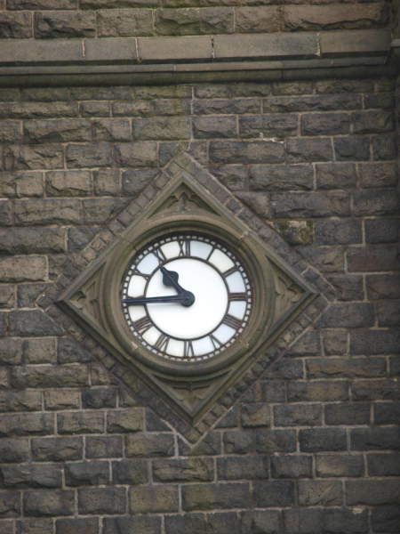 Clock on Holcombe Church 
06-Religion-02-Church Activities-003-Church of England -  Emmanuel, Holcombe
Keywords: 2020