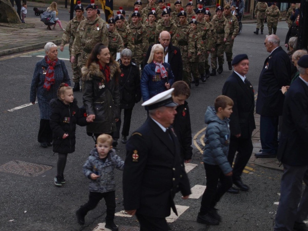 Parade returning to the Ramsbottom Royal British Legion  
15-War-03-War Memorials-001-St Paul's Gardens and Remembrance Sunday
Keywords: 2021