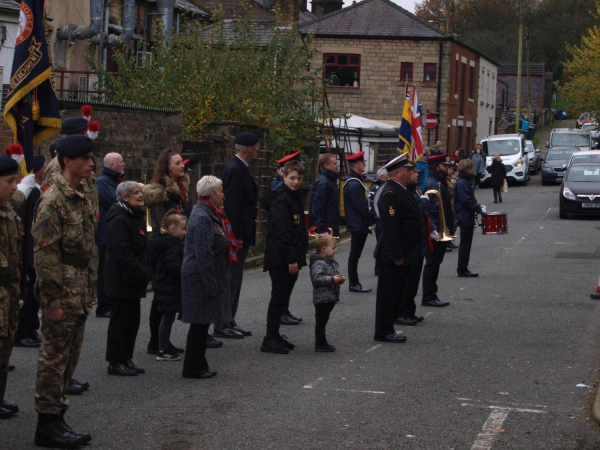 Parade getting ready to fall out  
15-War-03-War Memorials-001-St Paul's Gardens and Remembrance Sunday
Keywords: 2021