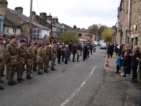 Parade getting ready to fall out  
15-War-03-War Memorials-001-St Paul's Gardens and Remembrance Sunday
Keywords: 2021