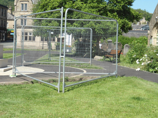 St Paul's Church gardens being prepared for the stone plinths 
06-Religion-01-Church Buildings-001-Church of England  - St. Paul, Bridge Street, Ramsbottom
Keywords: 2021