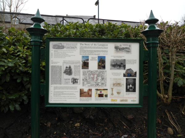 Notice Board telling the story of the lamp post  
17-Buildings and the Urban Environment-05-Street Scenes-030-Union Street supermarket area
Keywords: 2021