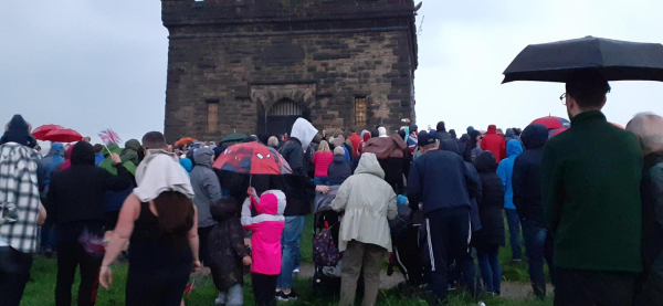 Queen Elizabeth II Platinum Jubilee Celebrations on Holcombe Hill lighting a beacon 
18-Agriculture and the Natural Environment-03-Topography and Landscapes-001-Holcombe Hill
Keywords: 2022