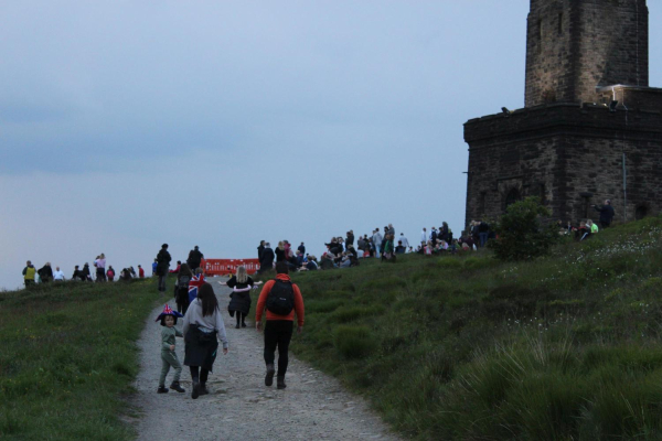 Queen Elizabeth II Platinum Jubilee Celebrations on Holcombe Hill lighting a beacon 
18-Agriculture and the Natural Environment-03-Topography and Landscapes-001-Holcombe Hill
Keywords: 2022